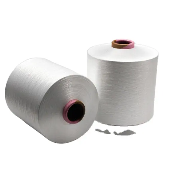 Shuyuan Polyester DTY Dessiner Fil Texturé 200D/288F SIM Raw AA Micro Filament Fil pour Textiles de Maison