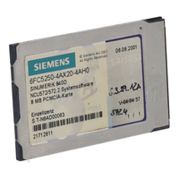Güvenilir Endüstriyel Yedek Parçalar 840D Yazılım CNC 6FC5250-4AX20-4AH0