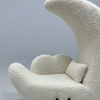 Nouvelle forme unique Design Moon paresseux canapé chaise salon balcon Simple Design moderne loisirs chaise unique