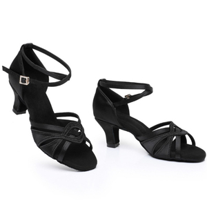 <span class=keywords><strong>Zapatos</strong></span> <span class=keywords><strong>de</strong></span> <span class=keywords><strong>Baile</strong></span> <span class=keywords><strong>de</strong></span> Salón para Mujer, Suela Blanda, Tacón Alto, para Entrenamiento, Cha-Cha, Actuaciones Latinas - Product Image 5