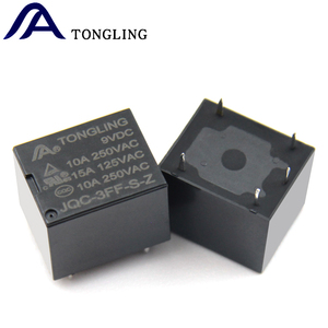 铜陵T73 JQC-3FF微型继电器DC 5V/6V/9V/12V/24V 10A电源继电器2安培5针PCB - Product Image 6