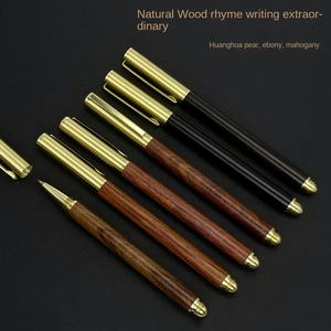 Seapen Wholesale Customizable Logo Red Treasure Wood Ebony Pole Gift Business Promotion <strong>Pen</strong> 1.0mm Writing Width Metal Body - Product Image 3