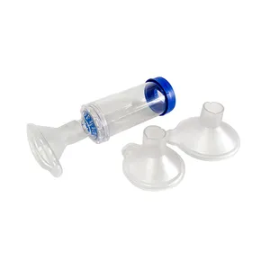 Medical Petg Asthma Inhaler Spacer Metered Dose Inhaler Spacer