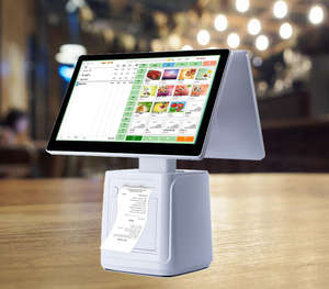 Terminal de point de vente tactile H02 Windows/Android Google GMS avec imprimante, NFC, lecteur de <span class=keywords><strong>code</strong></span> QR, pour commande en restaurant, kiosque en libre-service, caisse enregistreuse - Product Image 3