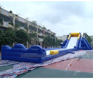Quintal inflável waterslide piscina ao ar livre água slide diversões equipamentos inflável slide piscina parque aquático para crianças