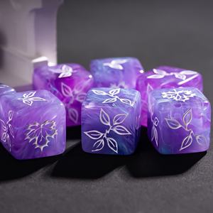 ลูกเต๋า D6 16มม. ลายหัวใจหมุนได้ตรงจากโรงงาน - Product Image 1