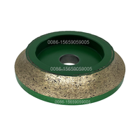 Haute efficacité 5 "meule de profilage de diamant fritté meule de coupe meuleuse d'angle meule de bord pour marbre