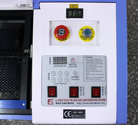 Mini machine de gravure laser CO2 40W, mini machine de fabrication de tampons en caoutchouc, machine laser pour faire des tampons