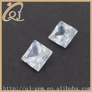 Weiße 3A Grade Zirkonia Square Princess Cut Kleine 3*3mm lose Steine Zirkon steine für die Schmuck herstellung - Product Image 3