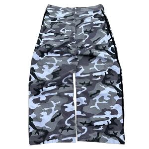 กางเกงขายส่งคุณภาพสูง ผ้าฝ้ายทวิลลายพราง 100% กางเกงทรงหลวมสไตล์สตรีทแวร์แฟชั่นโอเวอร์ไซส์สำหรับผู้ชาย กางเกงยีนส์แทร็ค - Product Image 5