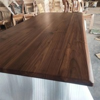 Personnalisation de table à manger moderne en bois massif de cerisier FAS noyer noir nord-américain