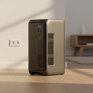 <span class=keywords><strong>Ecoflow</strong></span> Delta <span class=keywords><strong>2000</strong></span> Air 1900Wh Panneau Solaire MPPT 600W Onduleur à Onde Sinusoïdale Pure avec Lampe Torche Équipement de Camping avec Ventilateur pour Ordinateur Portable - Product Image 1