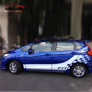 Vente en gros d'usine pour Honda Fit <span class=keywords><strong>Jazz</strong></span> 2014 2015 2016 2017 Kit carrosserie style Mugen : Lame avant, Lame arrière, Jupes latérales - Product Image 5