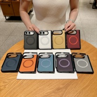 Pour Portefeuilles et Étuis de Téléphone Magnétiques, Antichoc, Charge Sans Fil, Fibre de Carbone, Design Luxe, Compatible avec Étui pour Anneau Magnétique