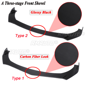 ชุดแต่งสปอยเลอร์กันชนหน้ารถยนต์แบบ 3 ชิ้น สำหรับ Honda, Audi, Benz, BMW และ Subaru - Product Image 3