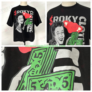 T-shirt 70% in cotone 30% e poliestere t -shirt da uomo in tinta unita taglie forti per abbigliamento Casual da uomo - Product Image 3