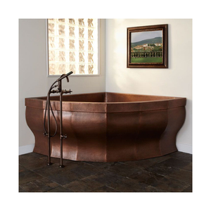 Baignoire en cuivre de style antique, fabriquée à la main, prix direct usine, en vente par des exportateurs indiens - Product Image 1
