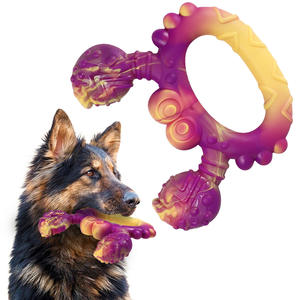 牛肉味耐用尼龙狗咀嚼玩具狗清洁牙齿耐咬宠物玩具 - Product Image 1