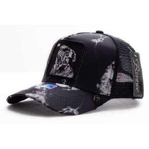 Casquette de camionneur en tissu maillé respirant, imperméable, réglable, six panneaux, unisexe, décontractée, pour adulte - Product Image 1