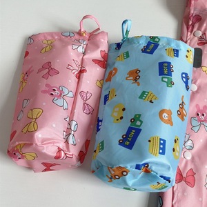 Manteau imperméable pour enfants, <span class=keywords><strong>poncho</strong></span> de maternelle, à séchage rapide, motif arc-en-ciel, avec sac, tendance, nouveauté - Product Image 6