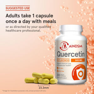 Cápsulas de Quercetina, Vitamina C y Zinc de Marca Privada, Cápsulas de Extracto de Quercetina, Cápsulas de Quercetina para el Apoyo Inmunológico y Cardíaco - Product Image 4