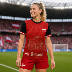 Camiseta Retro de Fútbol de Austria, Equipación de Local y Visitante, Entrenamiento y Calentamiento, Eurocopa, 2026 <span class=keywords><strong>2022</strong></span> 2021 2020 2018 2016 <span class=keywords><strong>2022</strong></span>/23 2023 1978 2008 - Product Image 1