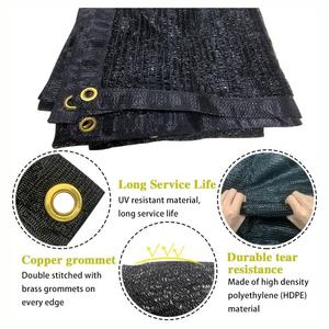 Filet d'ombrage vert biodégradable en HDPE, filet d'ombrage solaire pour l'agriculture, filet d'ombrage pour serre, blocage UV - Product Image 2