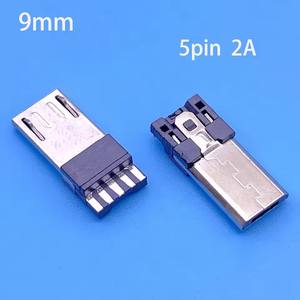 <span class=keywords><strong>Micro</strong></span> <span class=keywords><strong>USB</strong></span> 5 broches 2A type à <span class=keywords><strong>souder</strong></span> connecteurs de chargeur rapide chargeur mâle 5P <span class=keywords><strong>prise</strong></span> de charge arrière <span class=keywords><strong>USB</strong></span> 3 en 1 peut être câble OTG - Product Image 2