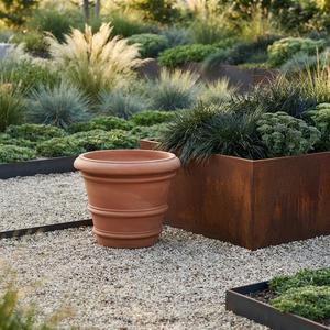 Maceta Clásica de Terracota, Redonda, de Cerámica, Moderna, para Plantas - Product Image 1