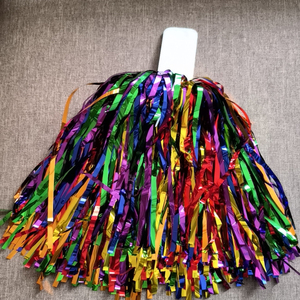 Cheerleader Pom Poms Shakers Esportes Dança Plástico para Esportes Equipe Espírito Torcendo