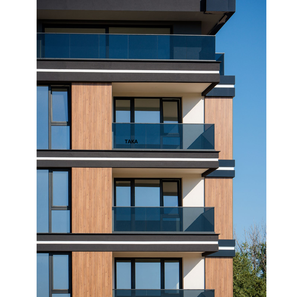 Profil en aluminium en forme de L Garde-corps à base en L Garde-corps en verre sans cadre Système de balustrade à profilé en <span class=keywords><strong>U</strong></span> Garde-corps en verre en L - Product Image 4