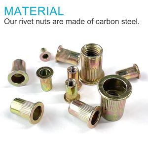 Rivet Nuts Assortment 520pcs Metric And Imperial Sae Standard Color Zinc Plated Self Tapping For Communication Equipment - Product Image 4