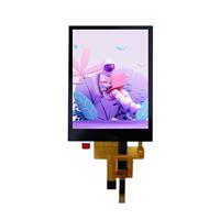 Écran LCD TFT 2.8 "240x320 SPI avec connecteur tactile capacitif ST7789P3 I2C 10pin 300nits
