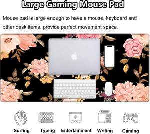 <span class=keywords><strong>Tapis</strong></span> de <span class=keywords><strong>souris</strong></span> japonais Sakura gris pour jeu d'ordinateur portable <span class=keywords><strong>Tapis</strong></span> de bureau noir <span class=keywords><strong>Tapis</strong></span> de <span class=keywords><strong>souris</strong></span> <span class=keywords><strong>Gamer</strong></span> 900x400 Coussin de table Accessoire de bureau - Product Image 5