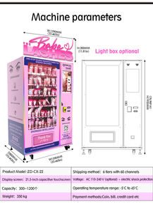 Distributeur automatique de cosmétiques conforme ADA avec lecteur de cartes <span class=keywords><strong>Apple</strong></span> Pay multi-paiements standard européen et écran tactile publicitaire - Product Image 2