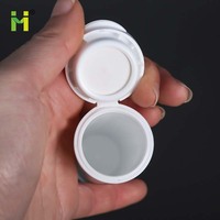 Boş Efervesan Tablet Tüpleri 48mm 68mm 90mm Plastik pp Kalsiyum C Vitamini Efervesan Şişeleri Nem Alıcı Kapaklı