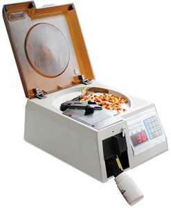 Máquina Contadora de Pastillas y Cápsulas Electrónica de Plástico para Farmacias WANT con 1 Año de Garantía - Product Image 3