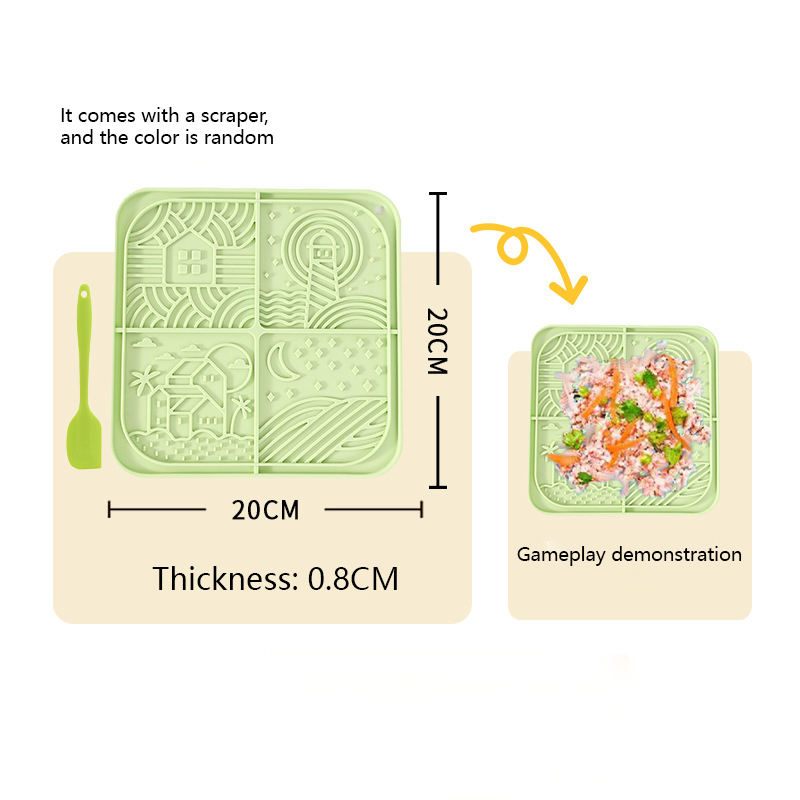 Green - with a scraper