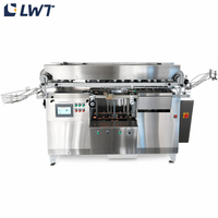 Machine d'étiquetage horizontale LWT 200 CPM à haute vitesse avec colle thermofusible pour l'application d'étiquettes sur les boîtes de conserve alimentaires et les usines de boissons