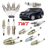 TWT Bougie d'allumage pour Toyota Yaris Hilux Cruiser FJ Sequoia Previa RAV4 Sienna Alphard 1983-2019 9091901249 980795515G