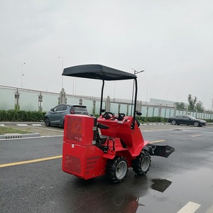 TOHO Mini cargador de movimiento de tierras Skid Steer Machinery Tractor con accesorio múltiple 4x4 Small Skid Steer Loader - Product Image 2