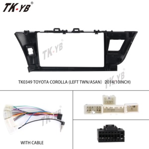 แผงเครื่องเสียงติดรถยนต์แบบแอนดรอยด์กรอบวิทยุในรถยนต์สำหรับ Toyota Corolla (ซ้าย twn/<span class=keywords><strong>asan</strong></span>) 2014 10นิ้ว - Product Image 4