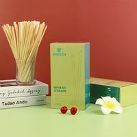 Nouvelles idées de produits : Pailles jetables biodégradables en paille de riz et de blé