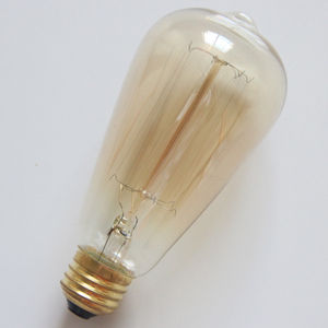 Cổ Cổ Điển Trang Trí Đèn Retro Edison Bóng Đèn ST64 E27 220V 40W Ánh Sáng Lồng Sóc Filament Hình Dạng Bóng Đèn Sợi đốt - Product Image 6