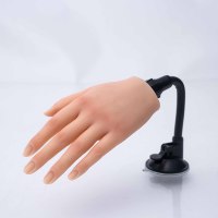 2024 New Nordic Flexible Silicone Nail Practice Hand posier bares Manic ure Art Learning Tool Box-Paket