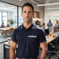 T-shirts personnalisés sur mesure d'usine, polos de travail pour hommes, polos de patron, chemises de travail pour hommes en gros