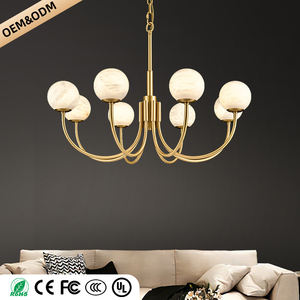 Lámpara de Techo Moderna para Sala de Estar, Sobre la Mesa de Comedor, Minimalista, para Interiores, Restaurante, Lámpara Colgante de Piedra de Nube de Lujo - Product Image 2