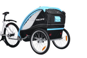 Çocuk bisiklet römorku ve arabası 2 in 1 açık katlanabilir ulaşım bebek taşıyıcı twins BT-513A - Product Image 3