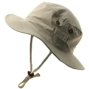Изготовленные на заказ шляпы из 100% хлопка с широкими полями для рыбалки на открытом воздухе