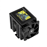 FEZCOOL CV620Compact Dual-tower LCD Liquid-cooled CPUCooler 6Heat Pipes Fluid Bearing Copper-Aluminum BondingCompatible no light
